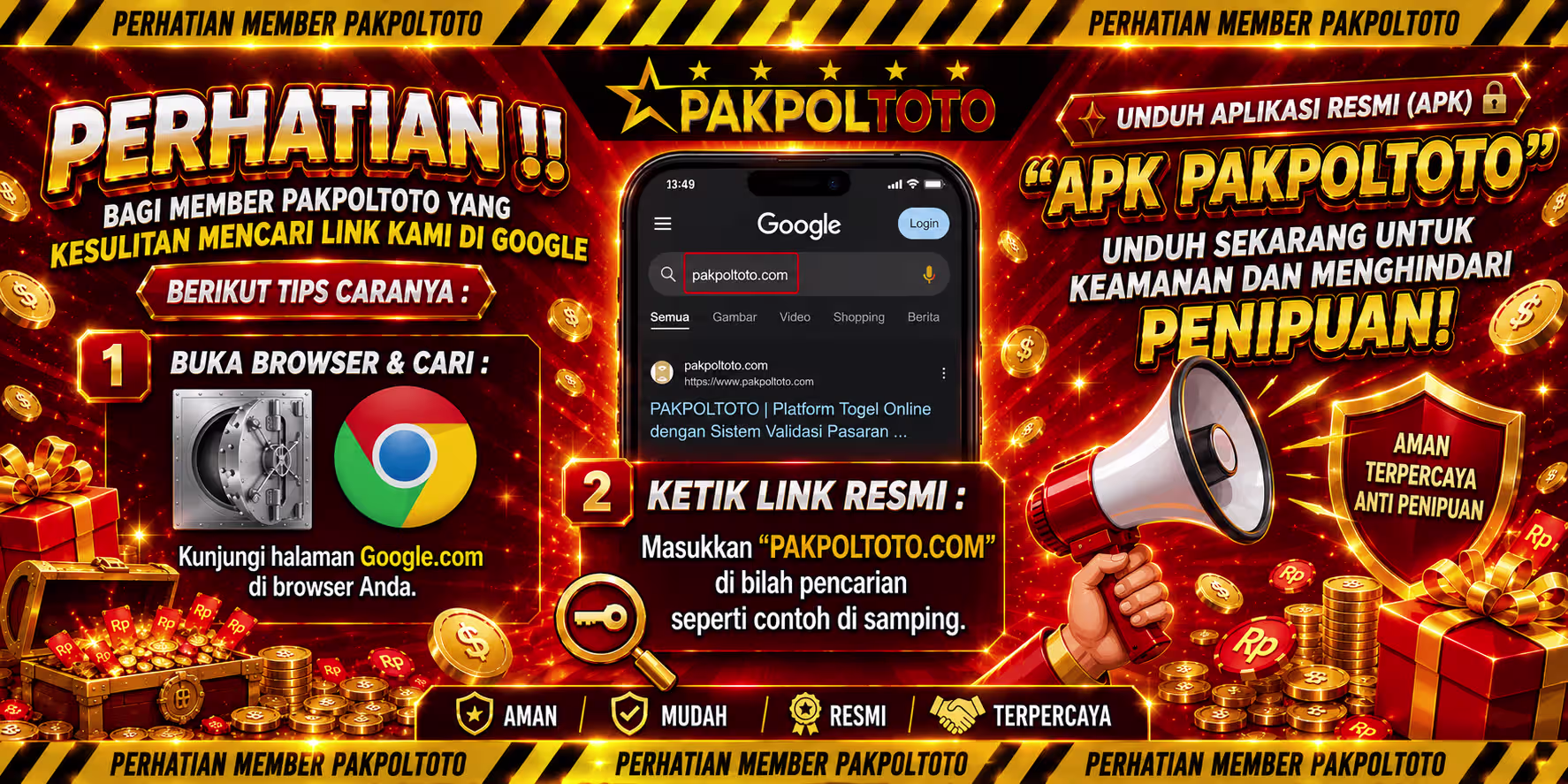 Cara Cari Link PAKPOLTOTO di Google - PAKPOLTOTO